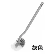 【E.dot】超值2入組軟硬毛S型無死角馬桶刷 灰色