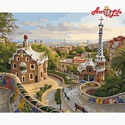 ArtLife藝術生活【DT196】巴塞隆納奎爾公園_DIY 數字 油畫 彩繪