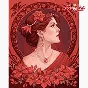 ArtLife藝術生活【DT240】紅粉佳人_DIY 數字 油畫 彩繪