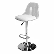 【好氣氛家居】簡約時尚旋轉升降吧台椅/四色可選 透明色