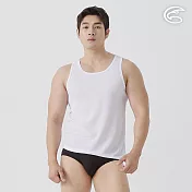 ADISI 男排汗抑菌窄肩背心 AUV2511044 (S-3XL) 光學白 S 光學白