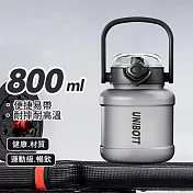 CS22 大容量運動好攜帶水壺(800ml) 3款色 -1入 磨砂黑