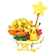 QMAN 啟蒙積木 KEEPPLAY 寶可夢 盆栽系列積木 皮卡丘