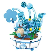 QMAN 啟蒙積木 KEEPPLAY 寶可夢 盆栽系列積木 傑尼龜