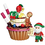 QMAN 啟蒙積木 Keeppley 聖誕系列 草莓塔