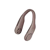 KINYO 無葉雙渦輪隨行頸掛扇 UF-373 卡其棕