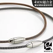 MASSA-G Titan XG Bullet 4mm超合金鍺鈦對鍊  商品款式請填於地址後方