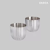 【ZACCA】2 件套 DUO 不鏽鋼 雙雙對對杯