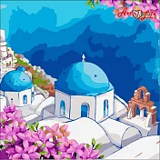 ArtLife藝術生活【DR177】情迷愛琴海系列-2_DIY 數字 油畫 彩繪