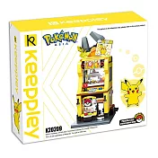 QMAN 啟蒙積木 Keeppley 寶可夢 皮卡丘的夾娃娃機店積木