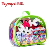 日本《樂雅 Toyroyal》益智軟積木包
