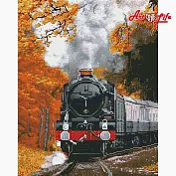 ArtLife藝術生活【GJ4897】鐵道秋色_DIY 滿版立體鑽石畫