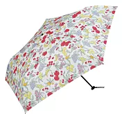 【官方直營】日本Wpc.手繪水果饗宴大傘面115g輕量晴雨兩用折傘 紅色