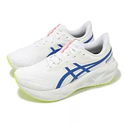 Asics 慢跑鞋 Novablast 5 ATC 女鞋 藍 白 復古 回彈 厚底 運動鞋 亞瑟士 1012B909100