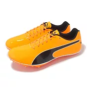 Puma 田徑釘鞋 Sprint 14.5 男鞋 橘 黑 可拆釘 田徑 短跑 運動鞋 31187201 25cm ORANGE/BLACK