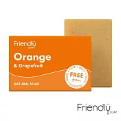 【FriendlySoap 富樂皂】葡柚橘香緊緻亮膚皂(95G)