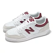 New Balance NB 休閒鞋 BB480 男鞋 女鞋 白 酒紅 復古 經典 NB BB480LIR-D 23cm WHITE/BURGUNDY