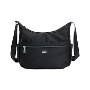 Lynx - 美國山貓嚴選防潑水牛津布多隔層水餃包斜背包(大) - 多色可選 黑色