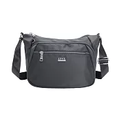 Lynx - 美國山貓嚴選防潑水牛津布多隔層水餃包斜背包(中) - 多色可選 灰色