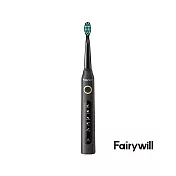 衛牙Fairywill D7超音波電動牙刷-黑色(內含3個替換刷頭) CMK1002001