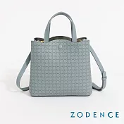 ZODENCE TULIPA進口真皮手提斜背包  藍色