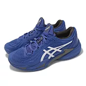 Asics 網球鞋 Court FF 3 Clay 男鞋 美網配色 紅土鞋底 藍 抗扭 穩定 亞瑟士 1041A371403
