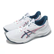 Asics 排球鞋 Netburner Ballistic FF 4 男鞋 女鞋 白 藍 緩衝 室內運動 亞瑟士 1053A070101