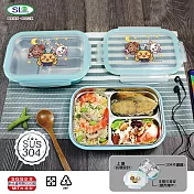 嶸の家-304不鏽鋼分隔便當盒650ml R-2400-1M 台灣製