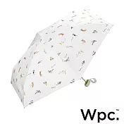 【官方直營】日本Wpc.沖昌之聯名愛花貓遮光降溫傘 白色