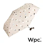 【官方直營】日本Wpc.聯名飛行犬遮光降溫傘 米色