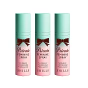 【SHILLS 舒兒絲】私密清新沁涼抗菌噴霧3入