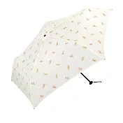 【官方直營】日本Wpc.虎豹叢林手動大傘面115g輕量晴雨兩用折傘 白色