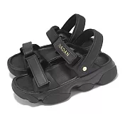 Nike 涼鞋 Wmns Jordan DEJA Sandal 女鞋 黑 金 厚底 增高 魔鬼氈 休閒鞋 FN5036-001 22cm BLACK/METALLIC GOLD