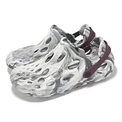 Merrell 異形鞋 Hydro Moc 女鞋 渲染灰 大理石紋 水陸鞋 洞洞鞋 戶外鞋 溯溪鞋 ML008622 24cm WHITE/CHERRY