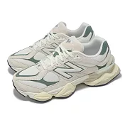 New Balance NB 休閒鞋 9060 男鞋 女鞋 亞麻 深杜松綠 復古 緩震 微厚底 運動鞋 U9060EEI-D 22.5cm BEIGE/GREEN