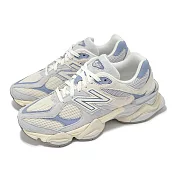 New Balance NB 休閒鞋 9060 男鞋 女鞋 珍珠灰 亞麻 藍 復古 微厚底 運動鞋 U9060EEL-D 23.5cm PEARL GREY/LINEN
