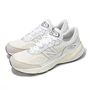 New Balance NB 休閒鞋 990 V6 男鞋 女鞋 美製 白 海鹽 反光 運動鞋 NB 紐巴倫 U990GB6-D 24cm WHITE/BEIGE