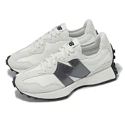 New Balance NB 休閒鞋 327 女鞋 白 灰 麂皮 復古 拼接 NB 紐巴倫 WS327JWB-B 23cm WHITE/GREY