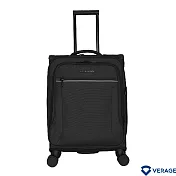 【Verage】維麗杰 19吋 第二代托雷多系列布面登機箱/行李箱(黑) 19吋
