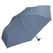 【官方直營】日本Wpc.中性素色大傘面晴雨兩用手動折傘 藍色