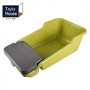 【Truly House】糖果風限定 加大款半封閉貓砂盆/貓盆/便盆/毛孩(兩色任選) 綠色