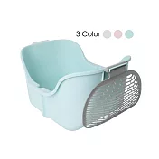 【Swing Cat】韓國搖搖貓砂盆(開放式/一體成型/貓咪適用/貓廁所/貓便盆/防潑貓砂盆/大容量) 天藍色