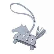 Hermes 愛馬仕 RODEO PM ROCK搖滾系列 手工羊皮吊飾(木偶灰)