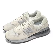 New Balance NB 休閒鞋 574 Legacy 男鞋 女鞋 杏灰色 麂皮 經典 NB 紐巴倫 U574LGAF-D 27cm BEIGE/GREY
