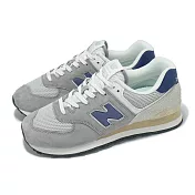New Balance NB 休閒鞋 574 男鞋 女鞋 灰 藍 麂皮 經典 NB 紐巴倫 U574SPB-D 23cm GREY/NAVY