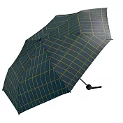 【官方直營】日本Wpc.英倫格紋中性大傘面晴雨兩用手動折傘  綠色