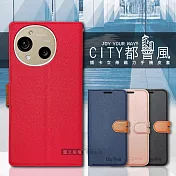 CITY都會風 夏普 SHARP AQUOS R10 插卡立架磁力手機皮套 有吊飾孔 瀟灑藍