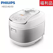 【箱損福利品】PHILIPS 飛利浦 智慧萬用電子鍋/壓力鍋 白小萬 HD2140/50