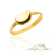 【金品坊】黃金戒指守候相思豆戒指