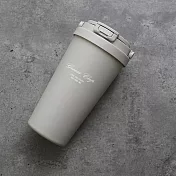 GREEN CUP 芊杯304不鏽鋼陶瓷手提直吸飲兩用保溫杯-700ml-1支 莫蘭迪灰
